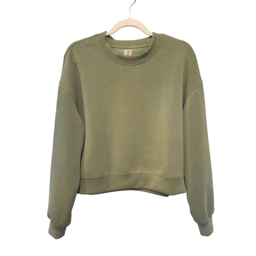 As Revival Altar'd State Scuba Sweatshirt Athleisure Pullover Sweatshirt Green S